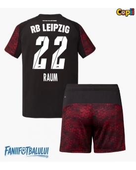 RB Leipzig David Raum #22 Echipament de Fotbal Replică 2025-26 Copii Treilea (+ Șorturi)